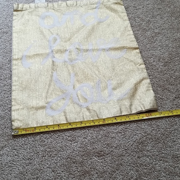 3/$25 'and I love you' canvas tote - Picture 4 of 7